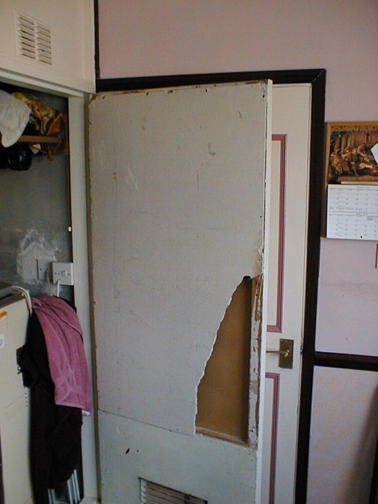 boiler cupboard door
